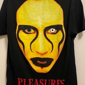 Marilyn Manson Pleasures Official Shirt Large KMFDM Nine Inch Nails Rare Vintage